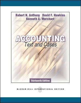 Accounting: Texts and Cases (Int'l Ed)