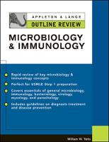 Appleton & Lange Outline Review of Microbiology & Immunology