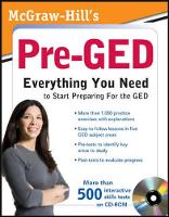 McGraw-Hill's Pre-GED with CD-ROM