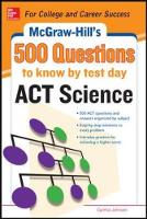 500 ACT Science Questions to Know by Test Day
