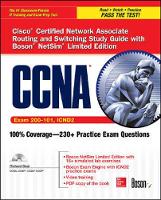 CCNA Routing and Switching ICND2 Study Guide (Exam 200-101, ICND2), with Boson NetSim Limited Edition