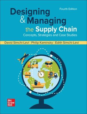 CREATE-ONLY Designing and Managing the Supply Chain: Concepts, Strategies and Case Studies