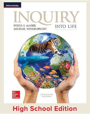 Mader, Inquiry Into Life, 2017, 15e, Student Edition, Reinforced Binding