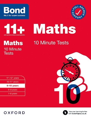 Bond 11+: Bond 11+ 10 Minute Tests Maths 9-10 years: For 11+ GL assessment and Entrance Exams
