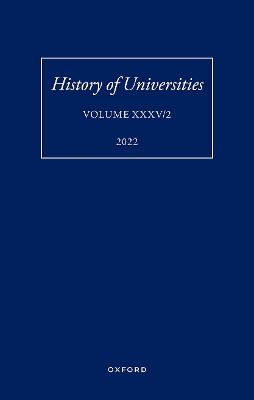 History of Universities: Volume XXXV / 2