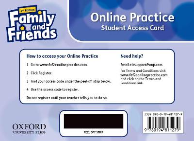 Family and Friends: Level 2: Online Practice (Student) Access Card