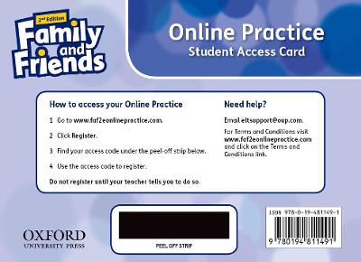 Family and Friends: Level 4: Online Practice (Student) Access Card