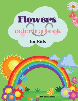 Flowers colouring book