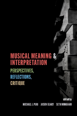 Musical Meaning and Interpretation