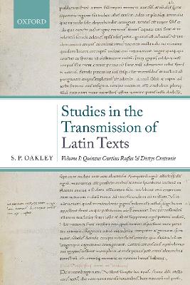 Studies in the Transmission of Latin Texts