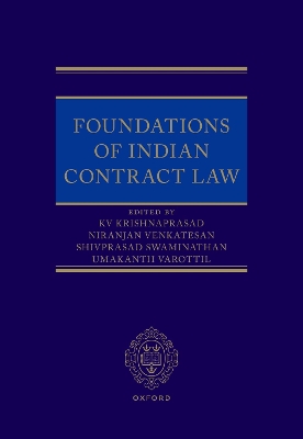 Foundations of Indian Contract Law