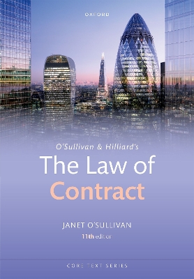 O?Sullivan & Hilliard's The Law of Contract