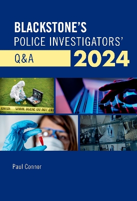 Blackstone's Police Investigators' Q&A 2024