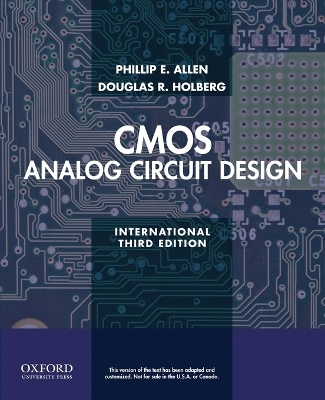 CMOS Analog Circuit Design