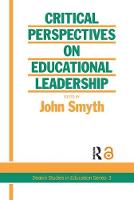 Cover image for Critical Perspectives On Educational Leadership ebook