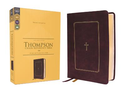 KJV, Thompson Chain-Reference Bible, Leathersoft, Burgundy, Red Letter, Comfort Print