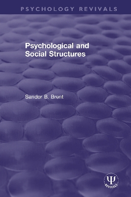 Psychological and Social Structures
