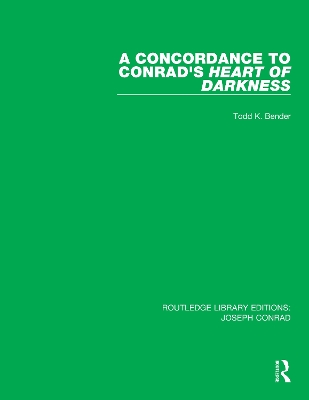 Concordance to Conrad's Heart of Darkness