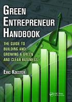 Imagem de capa do ebook Green Entrepreneur Handbook — The Guide to Building and Growing a Green and Clean Business