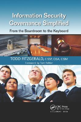 Imagem de capa do ebook Information Security Governance Simplified — From the Boardroom to the Keyboard