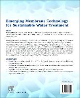 Emerging Membrane Technology for Sustainable Water Treatment