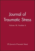 Journal of Traumatic Stress, Volume 18, Number 6