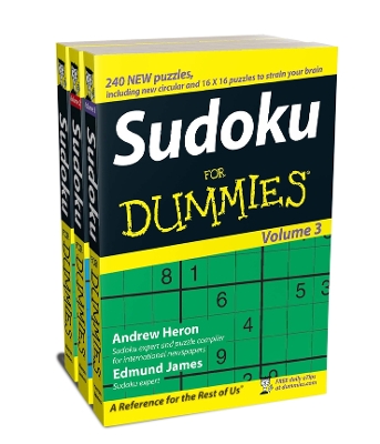 Sudoku for Dummies, 3 Volume Gift Pack