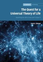 Quest for a Universal Theory of Life