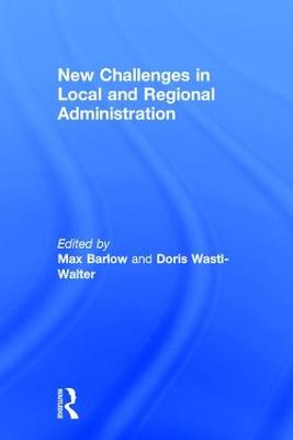 New Challenges in Local and Regional Administration