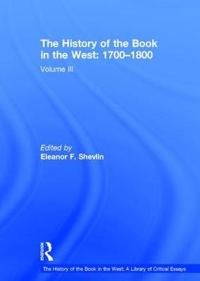 History of the Book in the West: 1700-1800