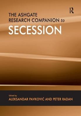 Ashgate Research Companion to Secession