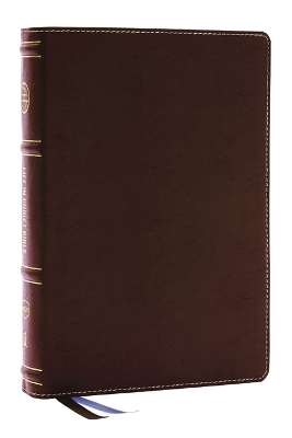 Life in Christ Bible: Discovering, Believing, and Rejoicing in Who God Says You Are  (NKJV, Brown Bonded Leather, Red Letter, Comfort Print)