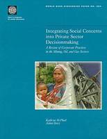 Integrating Social Concerns into Private Sector Decisionmaking