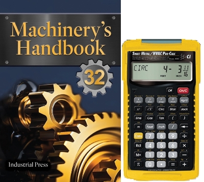 Machinery's Handbook 32nd Edition & 4090 Sheet Metal / HVAC Pro Calc Calculator (Set): Toolbox