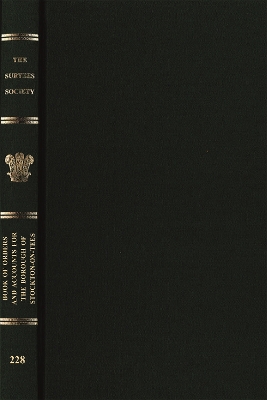 Book of Orders and Accounts for the Borough of Stockton-on-Tees