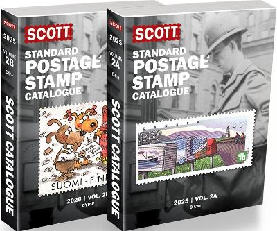 2025 Scott Stamp Postage Catalogue Volume 2: Cover Countries C-F (2 Copy Set)