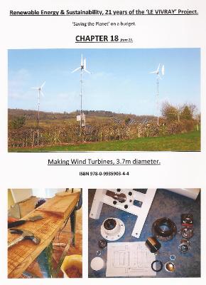 Making Wind Turbines, 3.7m diameter, Chapter 18