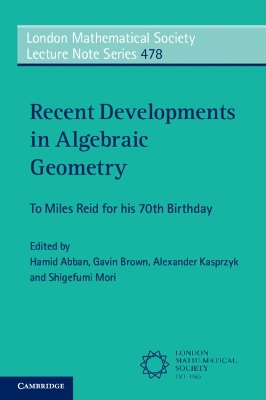 Recent Developments in Algebraic Geometry