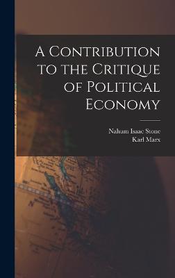 A Contribution to the Critique of Political Economy