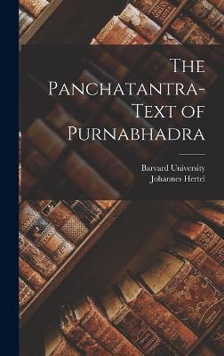 Panchatantra-Text of Purnabhadra