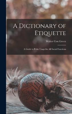 Dictionary of Etiquette