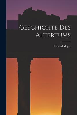 Geschichte des Altertums