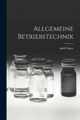 Allgemeine Betriebstechnik