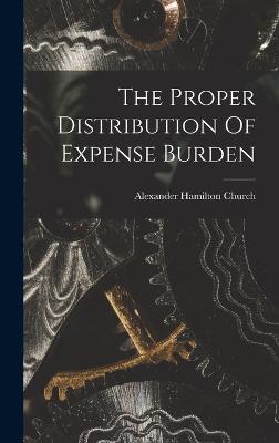 Proper Distribution Of Expense Burden