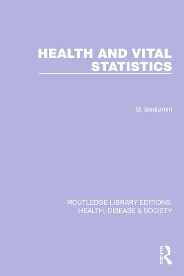 Health and Vital Statistics