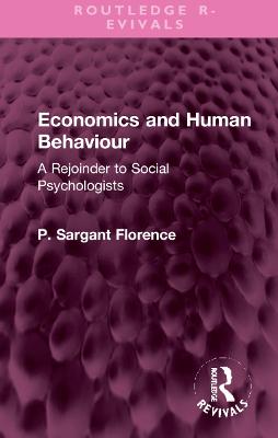 Economics and Human Behaviour