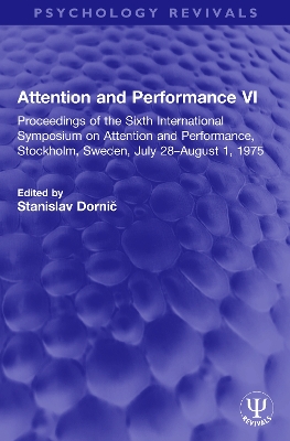 Attention and Performance VI