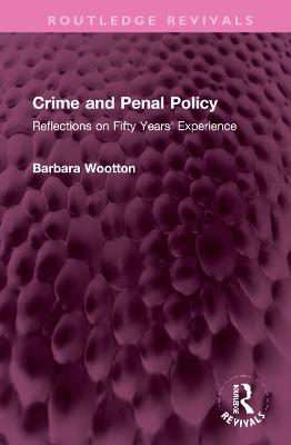 Crime and Penal Policy