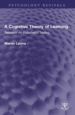 Cognitive Theory of Learning