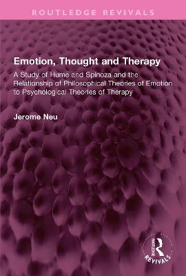 Emotion, Thought and Therapy